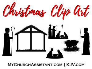 free Christmas manger clip art
